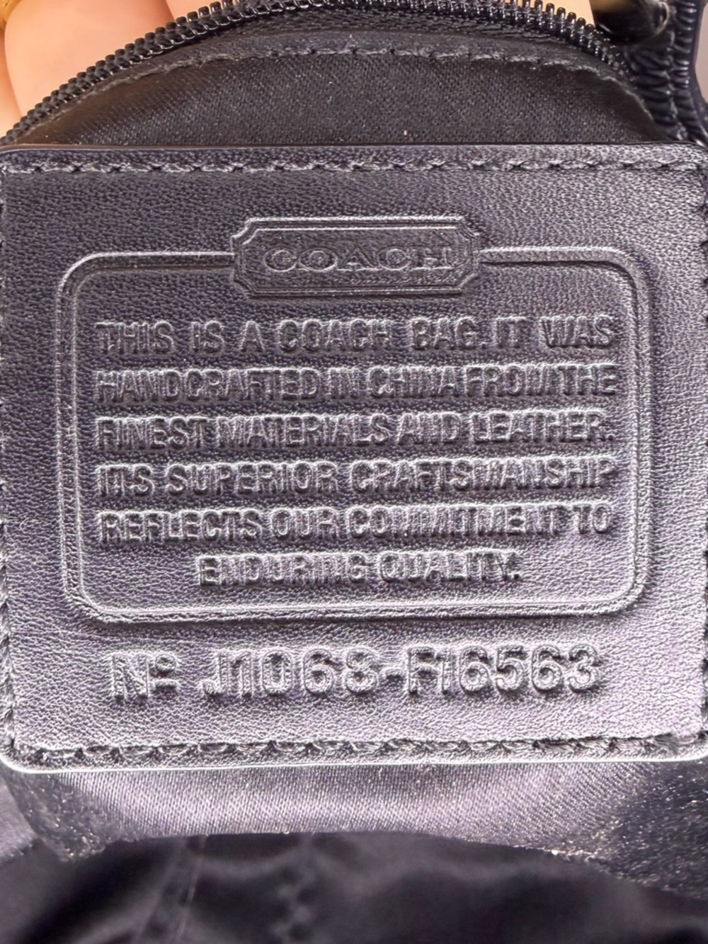 Vintage Coach Horse & Carriage Print Tote Gray Black Canvas Shoulder Bag - Picture 9 of 9